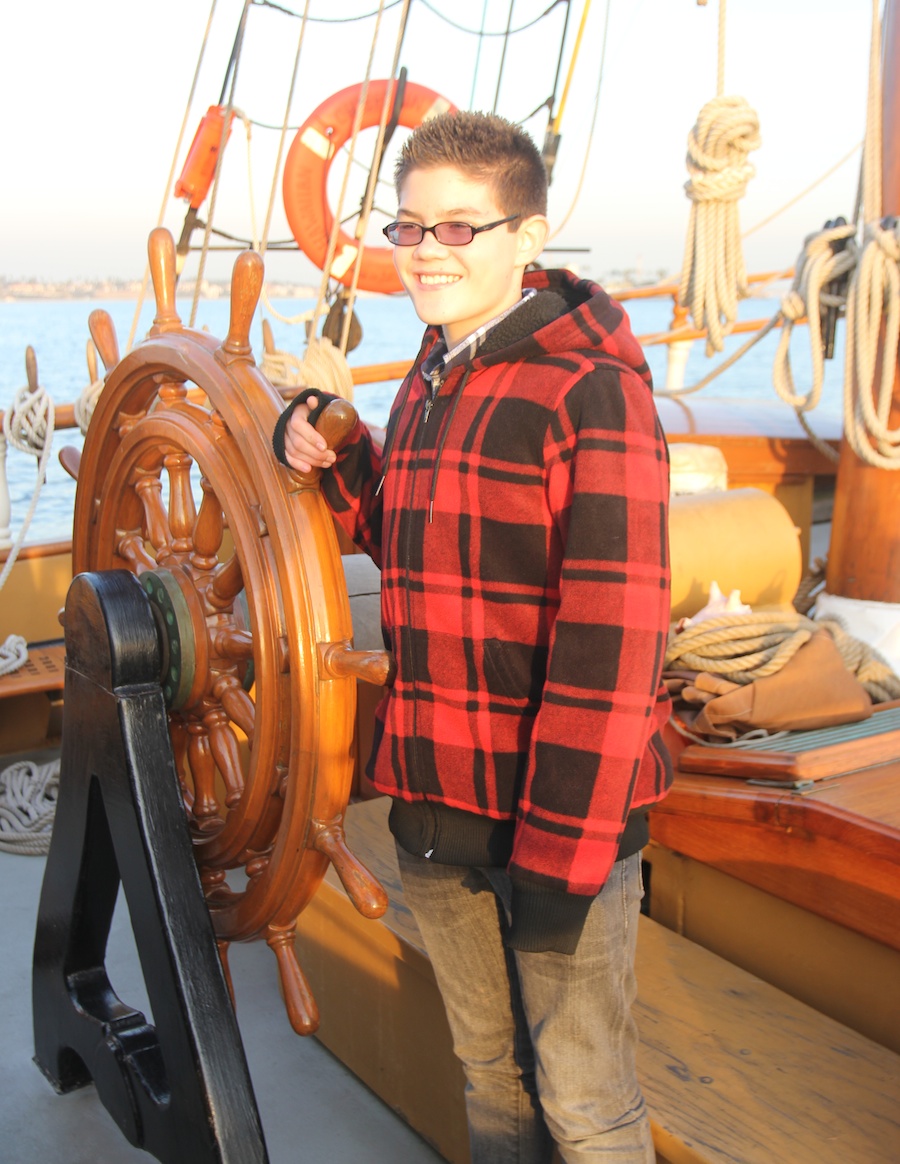 The gun battle begins in Long Beach Harbor January 2012