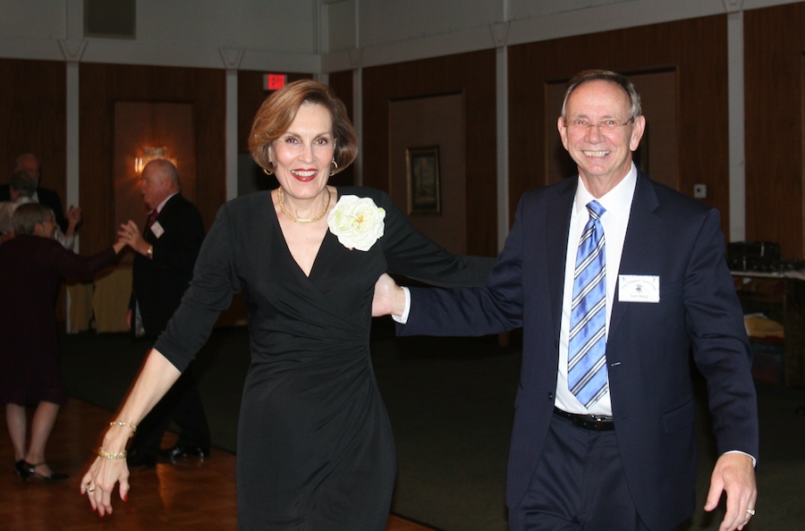 After dinner dancing with the Toppers January 2012