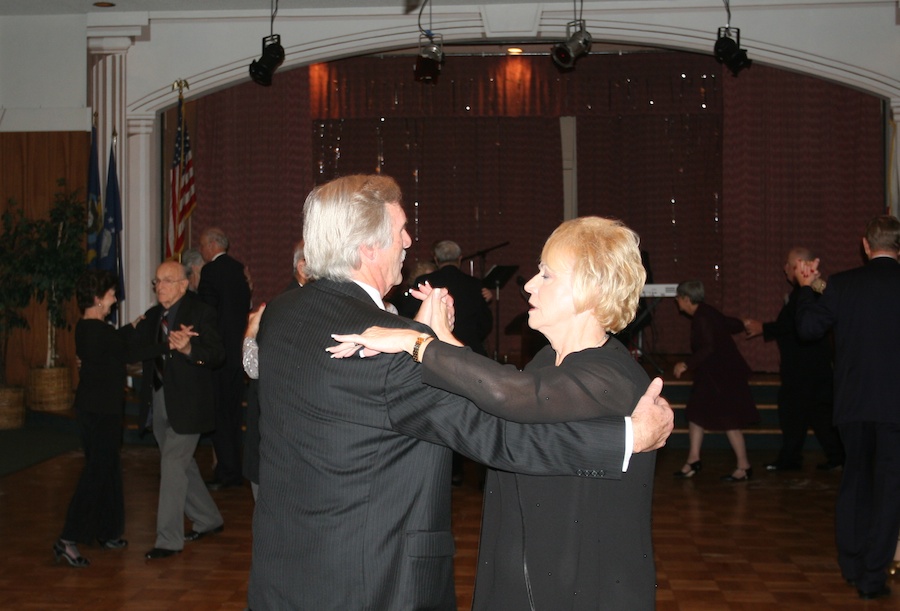 After dinner dancing with the Toppers January 2012