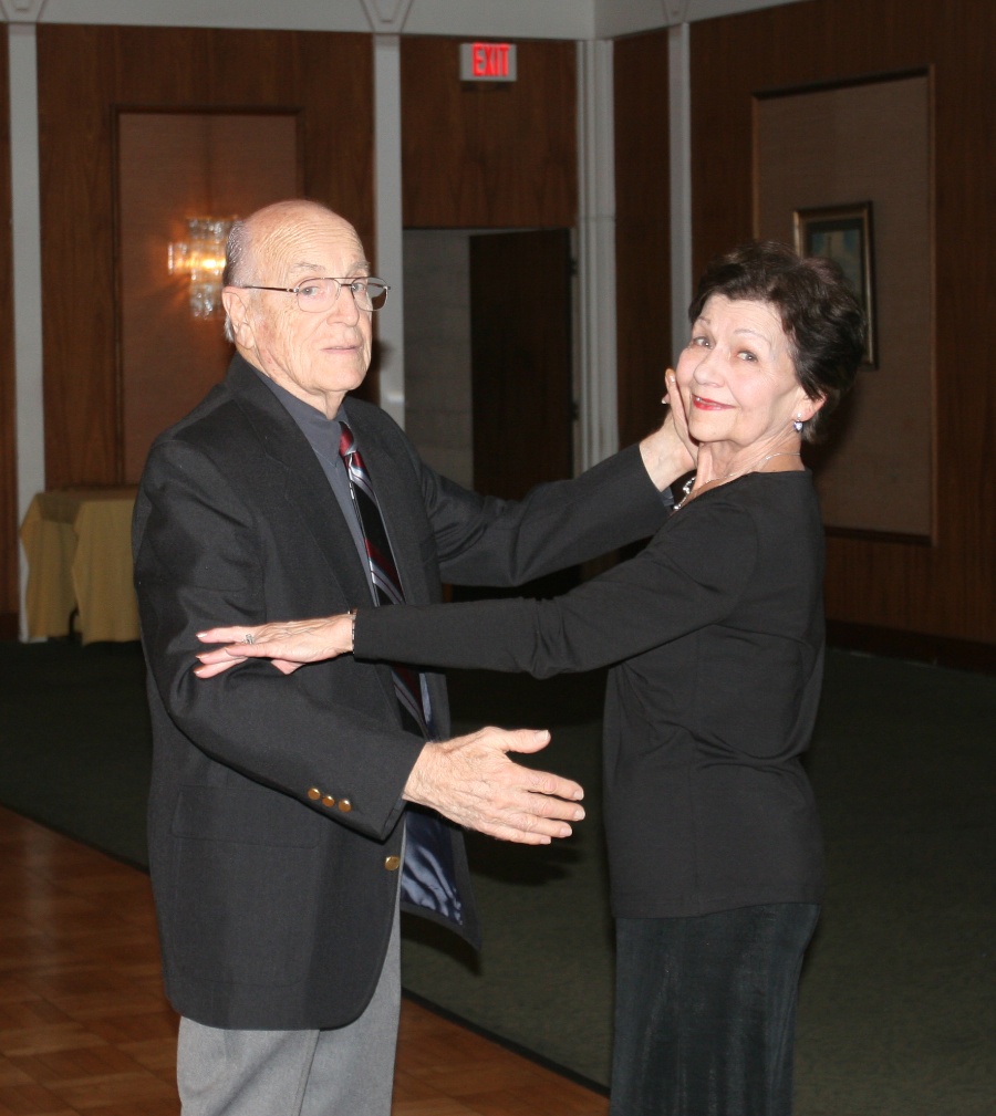 After dinner dancing with the Toppers January 2012