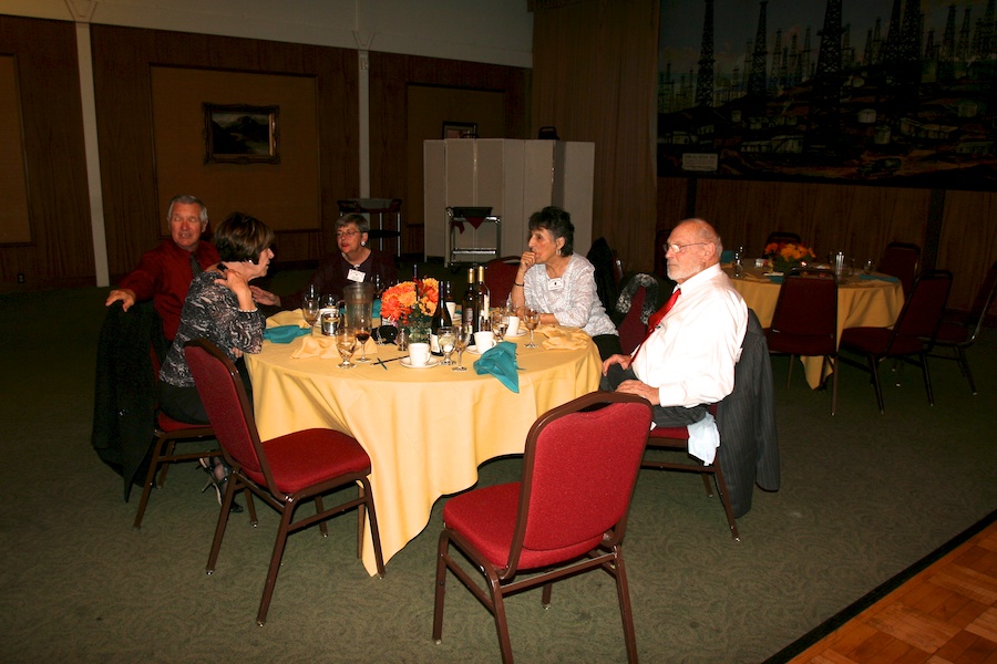 After dinner dancing with the Toppers January 2012