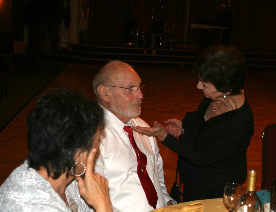 After dinner dancing with the Toppers January 2012