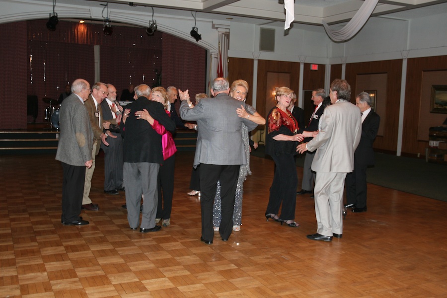 After dinner dancing with the Toppers January 2012