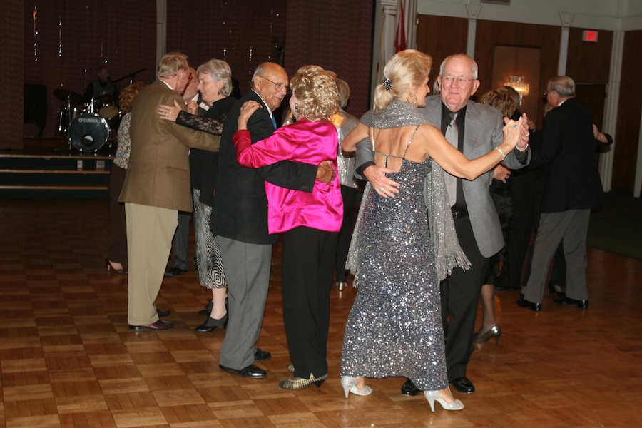 After dinner dancing with the Toppers January 2012