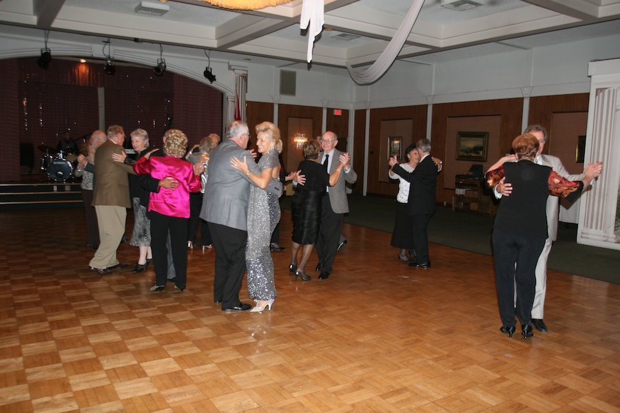 After dinner dancing with the Toppers January 2012