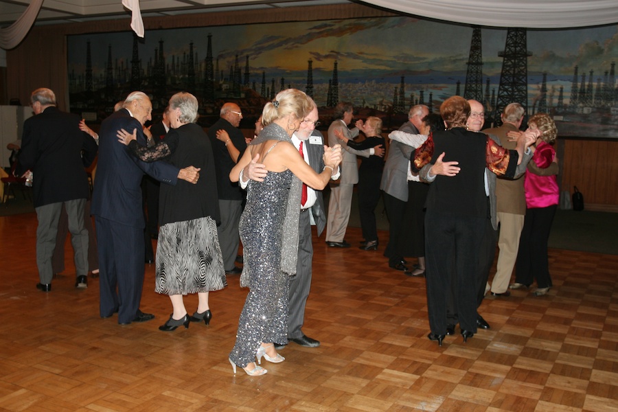 After dinner dancing with the Toppers January 2012