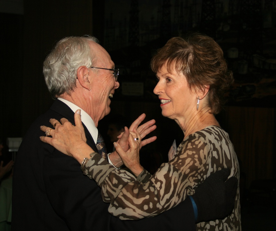 Post dinner dancing at the Toppers dance 4/20/2012