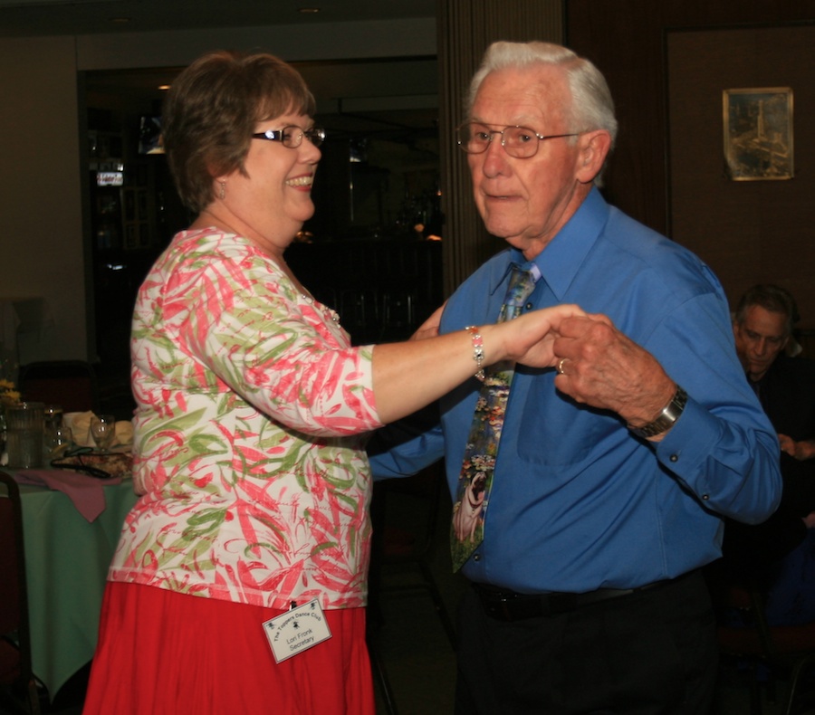 Post dinner dancing at the Toppers dance 4/20/2012