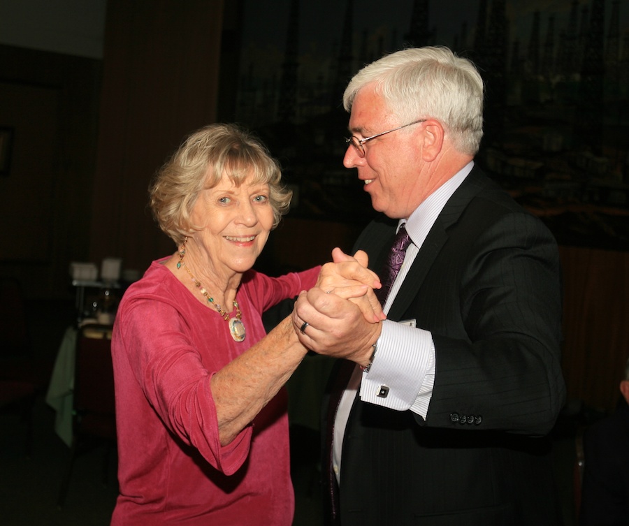 Post dinner dancing at the Toppers dance 4/20/2012