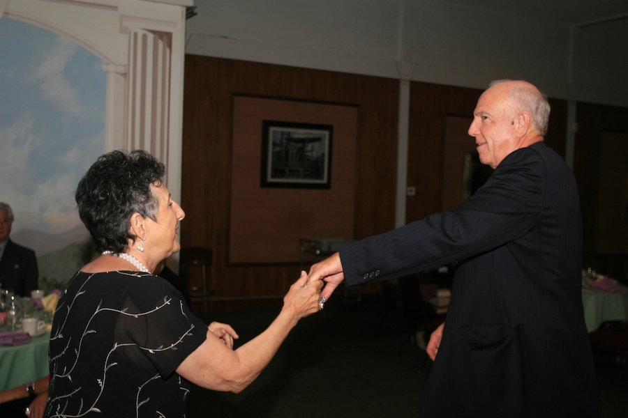 Post dinner dancing at the Toppers dance 4/20/2012