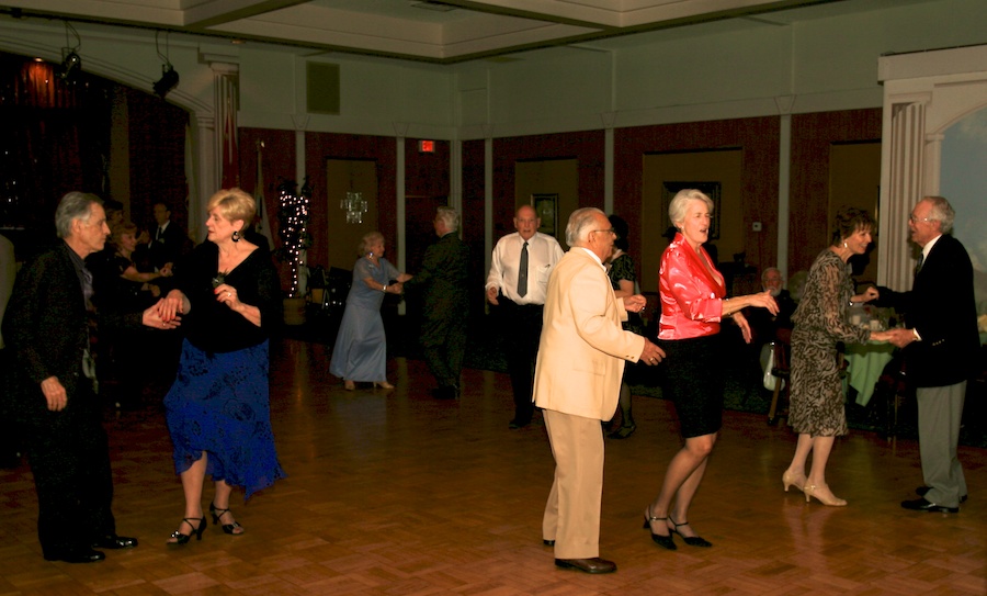 Post dinner dancing at the Toppers dance 4/20/2012