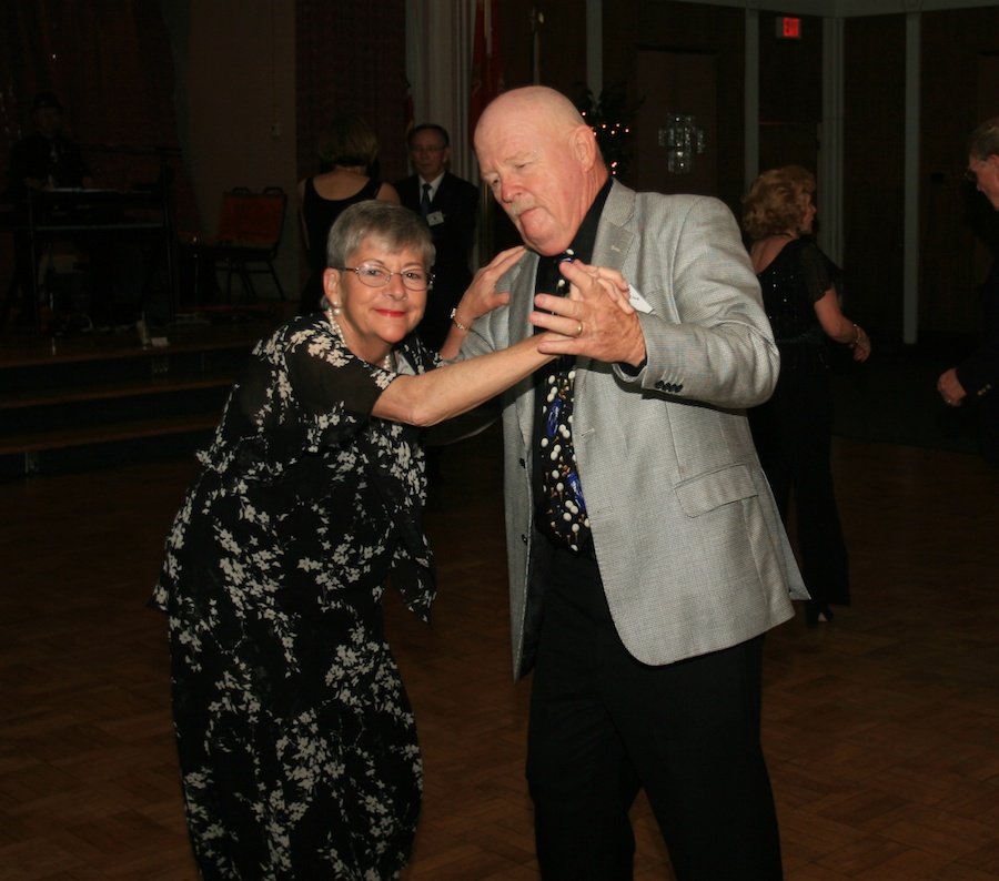 Post dinner dancing at the Toppers dance 4/20/2012