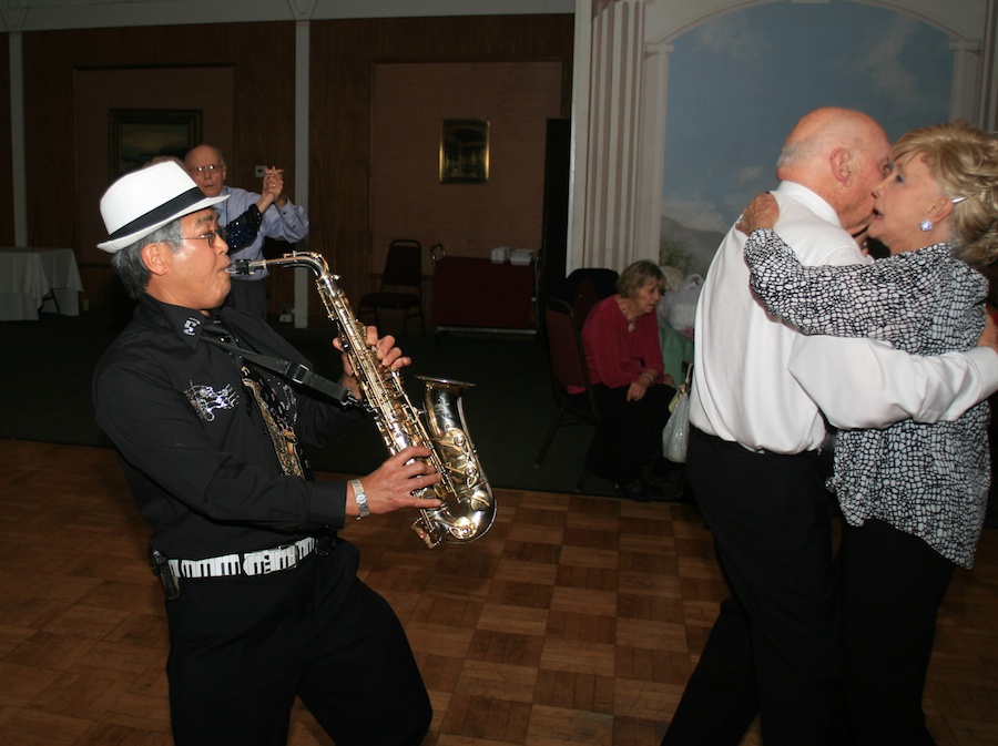 Post dinner dancing at the Toppers dance 4/20/2012