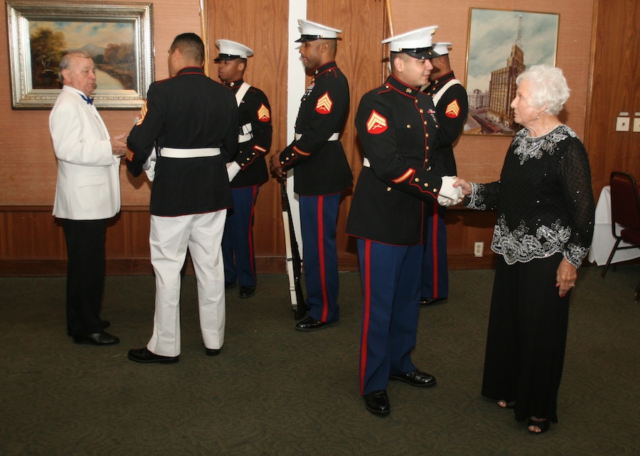 Meet and greet and presentation of the colors, Toppers May 2012