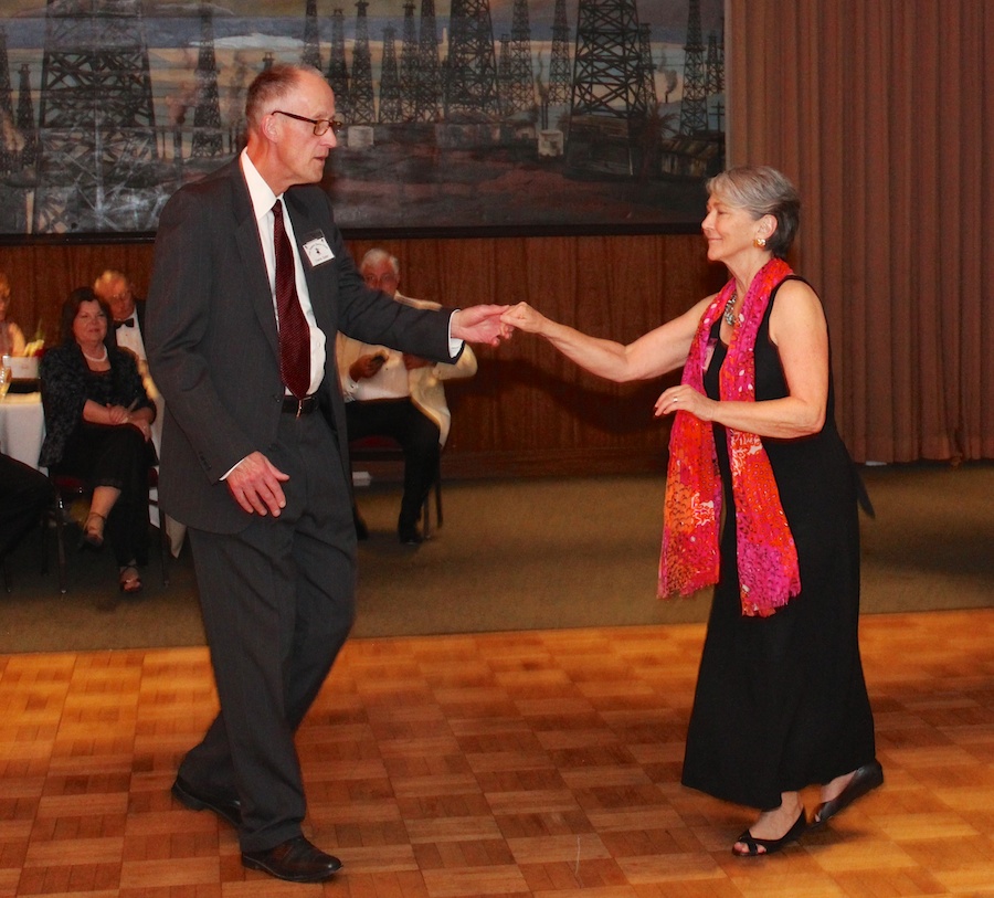 Post dinner dancing at Toppers May 16th 2014