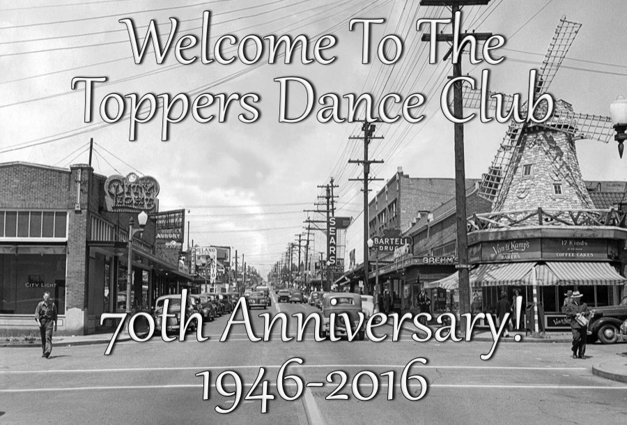 Topper's Dance Club 70th Anniversary 10/21/2016 at the Petroleum Club in Long Beach
