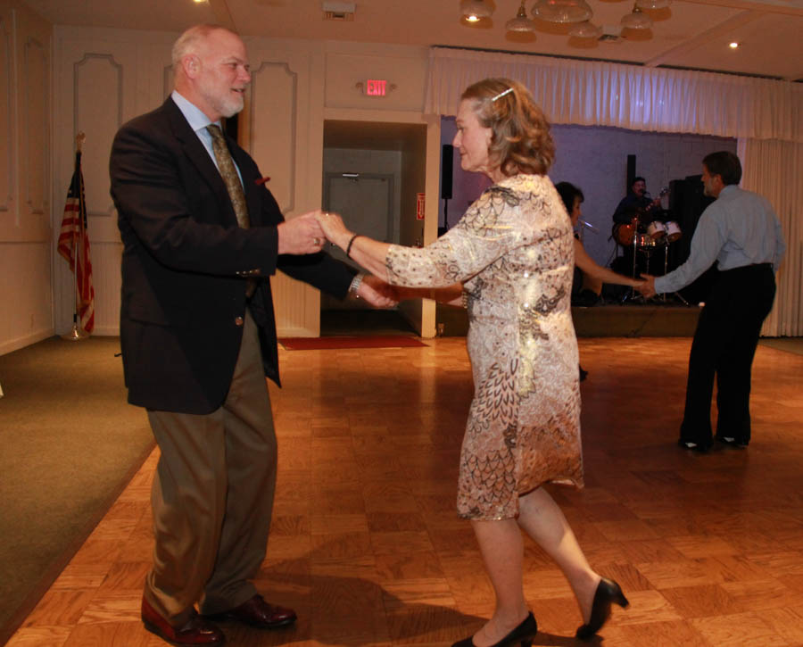 Dancing the night away at the Topper's Dance Club 1/20/2017