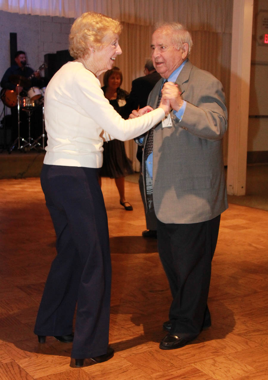 Dancing the night away at the Topper's Dance Club 1/20/2017