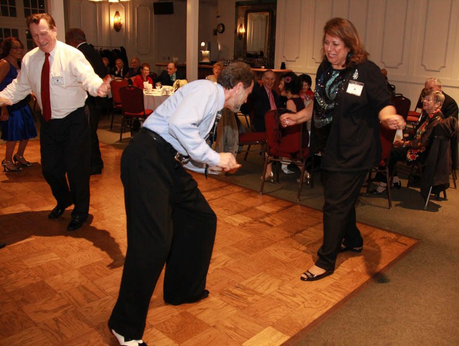 Dancing the night away at the Topper's Dance Club 1/20/2017