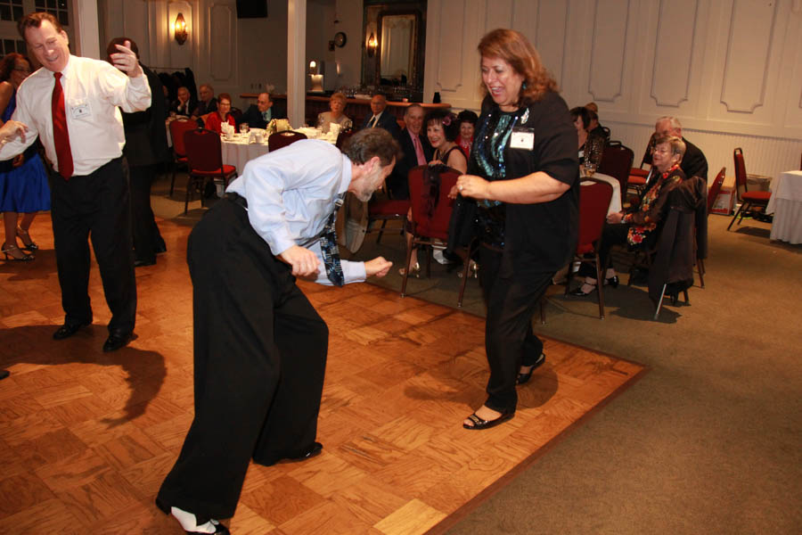 Dancing the night away at the Topper's Dance Club 1/20/2017