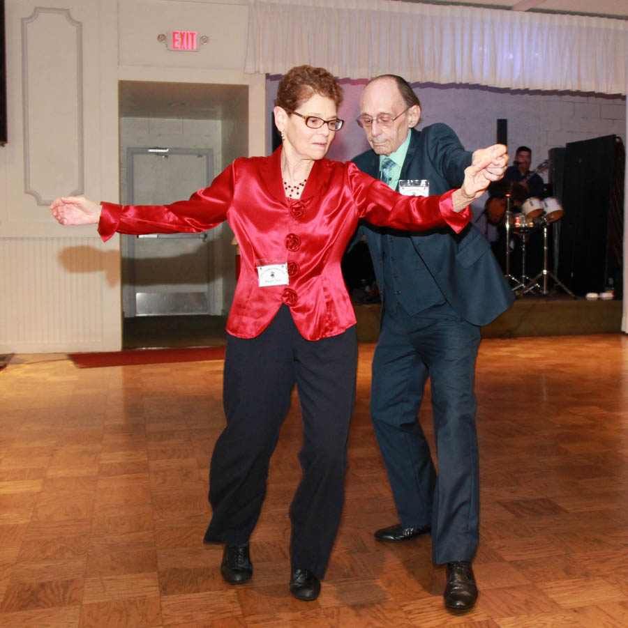 Dancing the night away at the Topper's Dance Club 1/20/2017