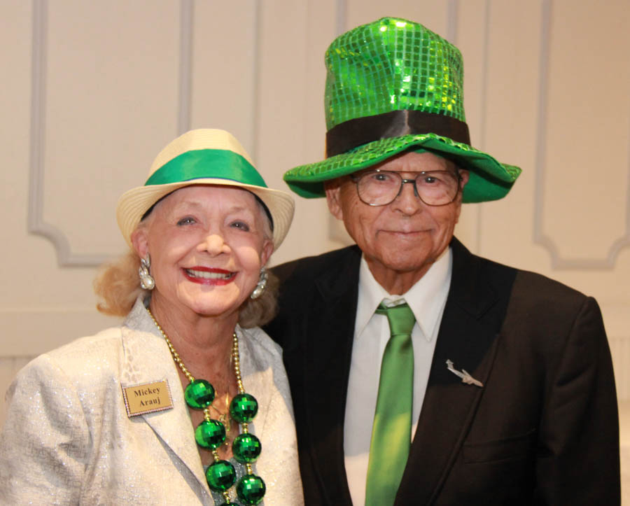 Celebrating St Patrick's Day March 17th 2017 at the Petroleum Club with the Topper's Dance Club