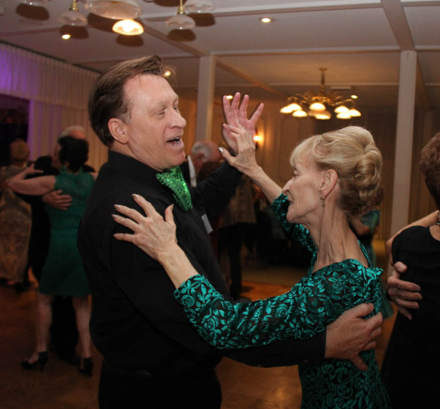 Post dinner dancing at the Topper's St. Patrick's Day dance 2018