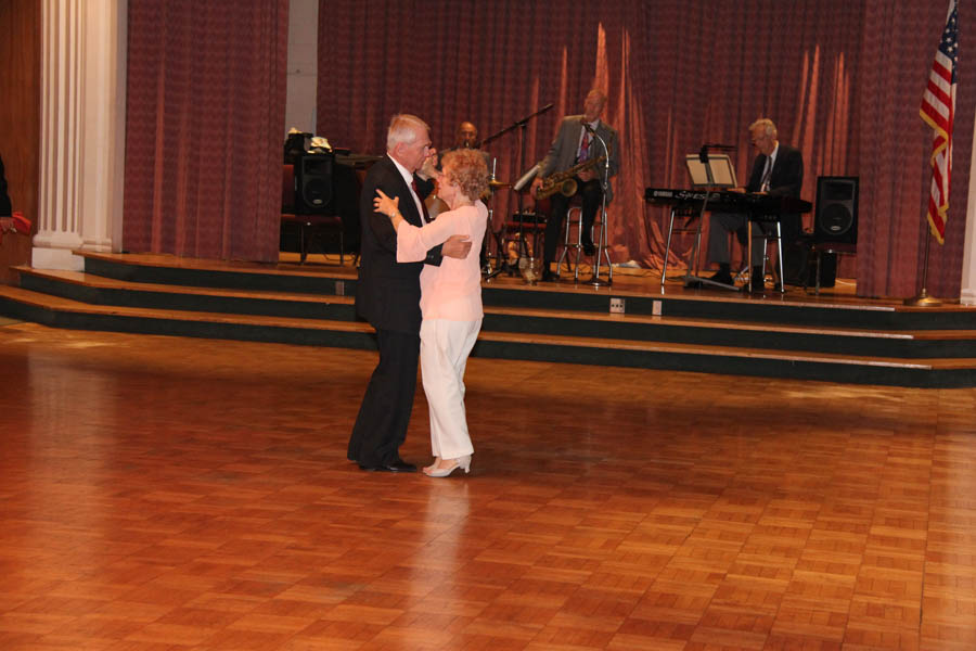 Post dinner dancing at the Topper's Dane Club, Petroleum Club, Long Beach California 11/16/2018