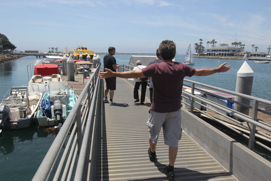 Water Taxi adventure to Long Beach Gladstones 7/2/2015