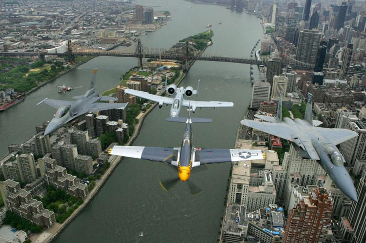 Memorial Day Air Show from Jones Beach , NY